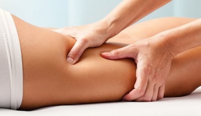 Massage af baglår dybdegående massage.
